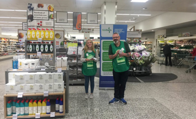 Foodbank Volunteers at Waitrose - Bournemouth Foodbank