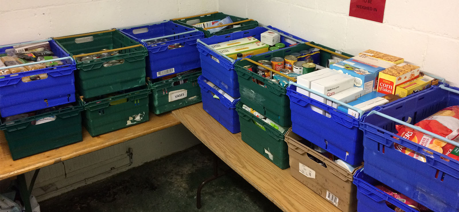 Bournemouth Foodbank autumn food collection donation