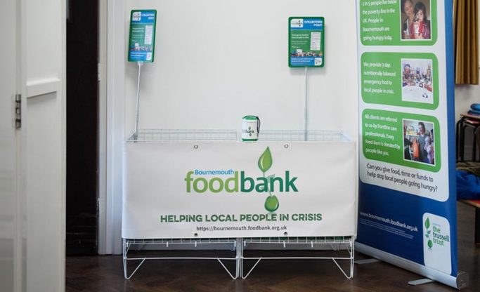 New foodbank collection bins across Bournemouth