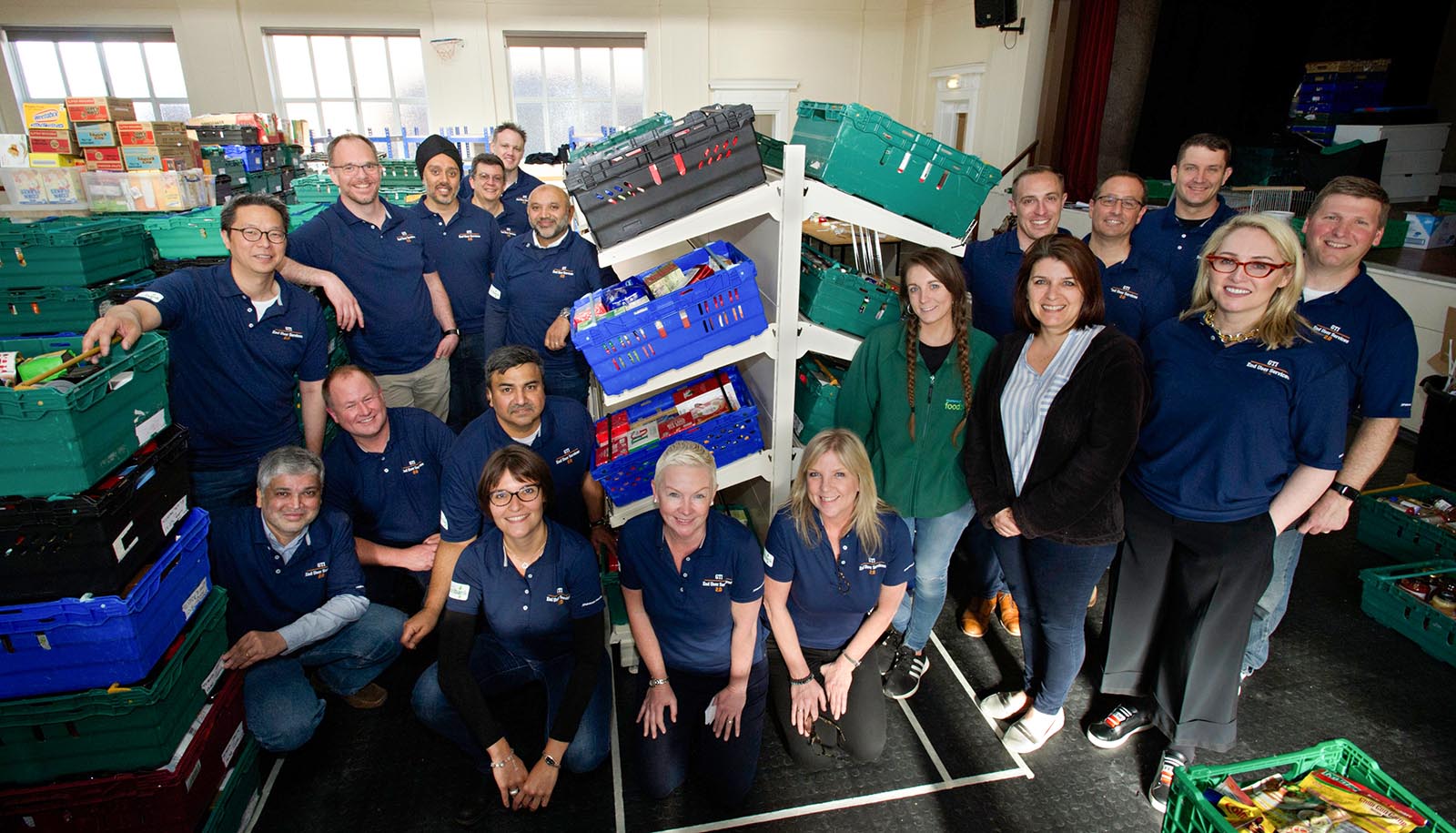 Sponsors Lend A Hand To Build What They Bought Bournemouth Foodbank